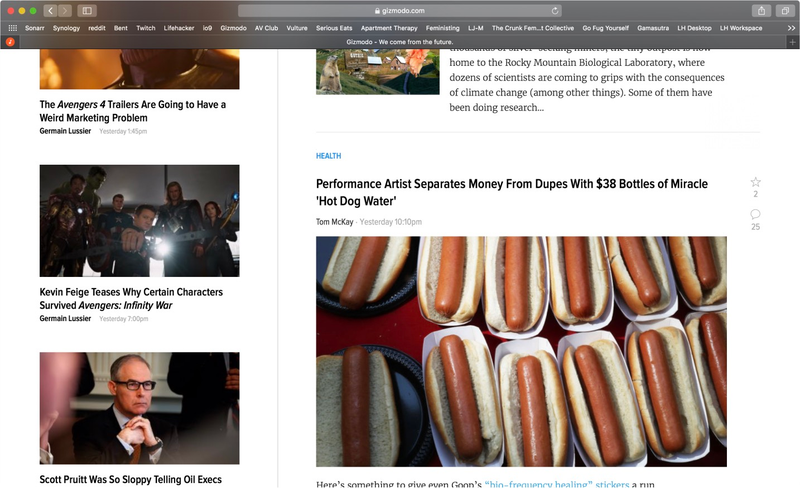 Safari in Mojave is so attractive you’ll be mad if another browser is your primary one.